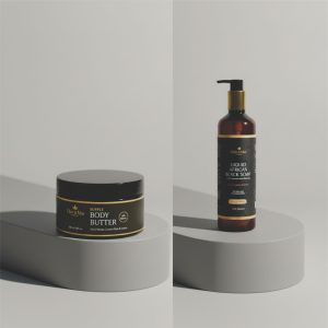 kids bundle 1 whipped body butter (200g) + liquid black soap (250ml)